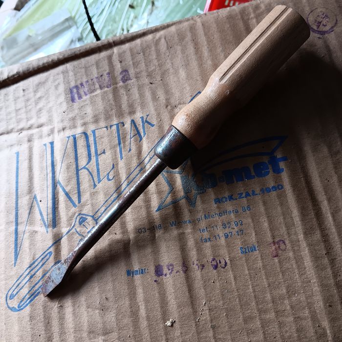 Śrubokręt 3 sztuki z lat 80 tych PRL