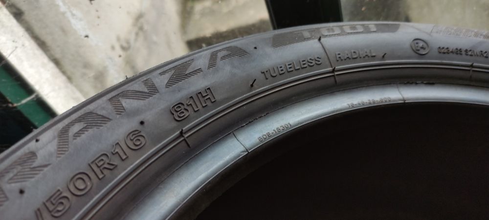 Pneus 185/50/16 Bridgestone semi novos