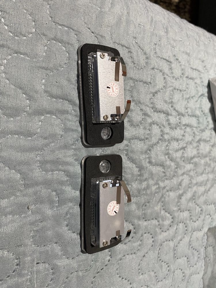 Luz led matricula