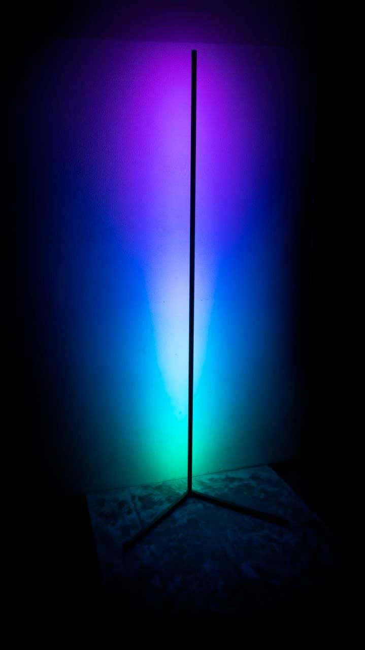 1,5 м Торшер різнокольровий RGB світильник RGB лампа Подсветка LED