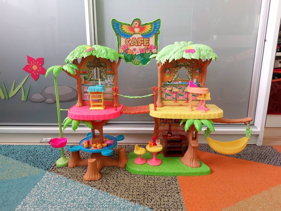 Domek Enchantimals Kawiarenka Kawiarnia Papugi