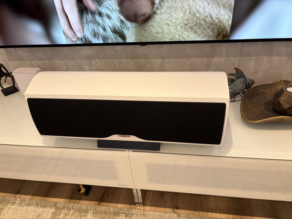 Coluna Sonus Faber Sonetto Center II–Som Premium c/ Acabamento Luxuoso