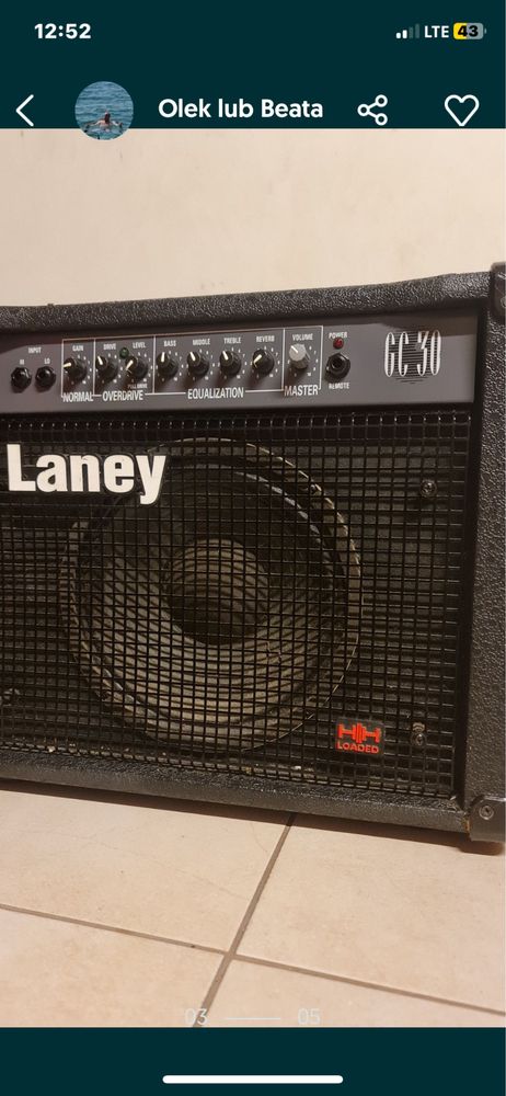 Wzmacniacz combo Laney GC30