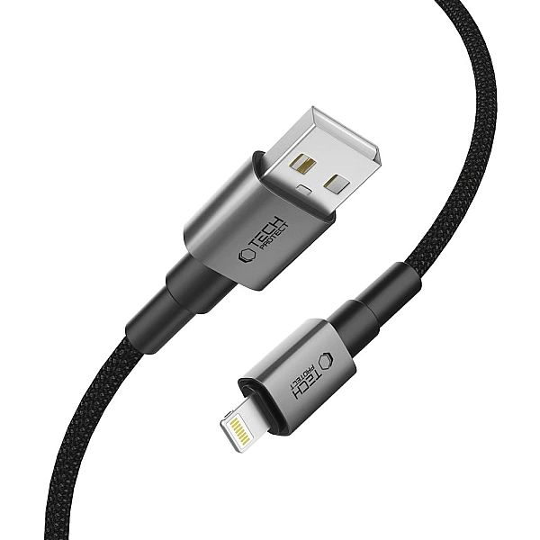 Kabel Tech-Protect Ultraboost DNA USB-A / Lightning 12W/2.4A 25 cm - s