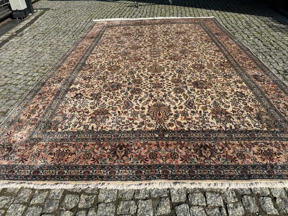 Nowy jedwabny dywan perski  GHOUM 290x190 galeria 40 tyś