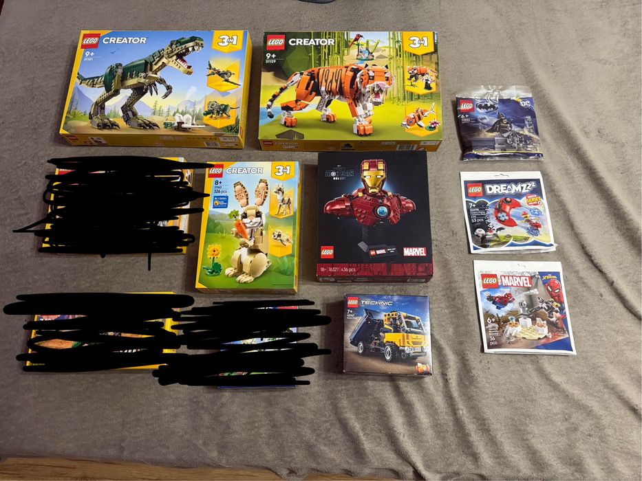 Lego Creator,Dreamzzz,Marvel,DC,Technic