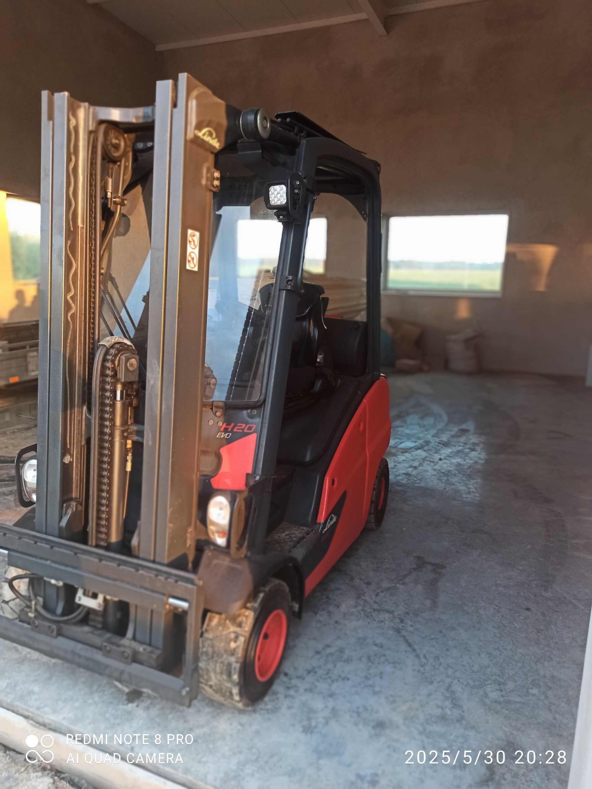 Wózek Widłowy Wózki Widłowe LINDE  H20T-01 /2019R. Tylko 7000 godzin
