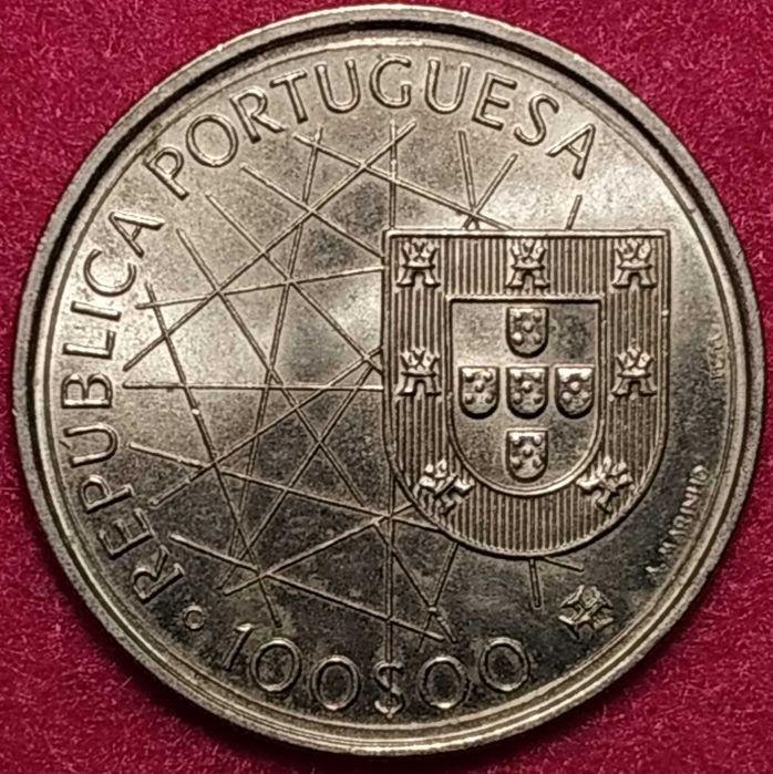 Portugal - moeda de 100 escudos de 1989 Açores