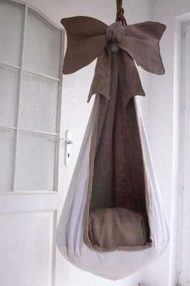 Pufa FOTEL Hamakowy ręcznie robiona handmade