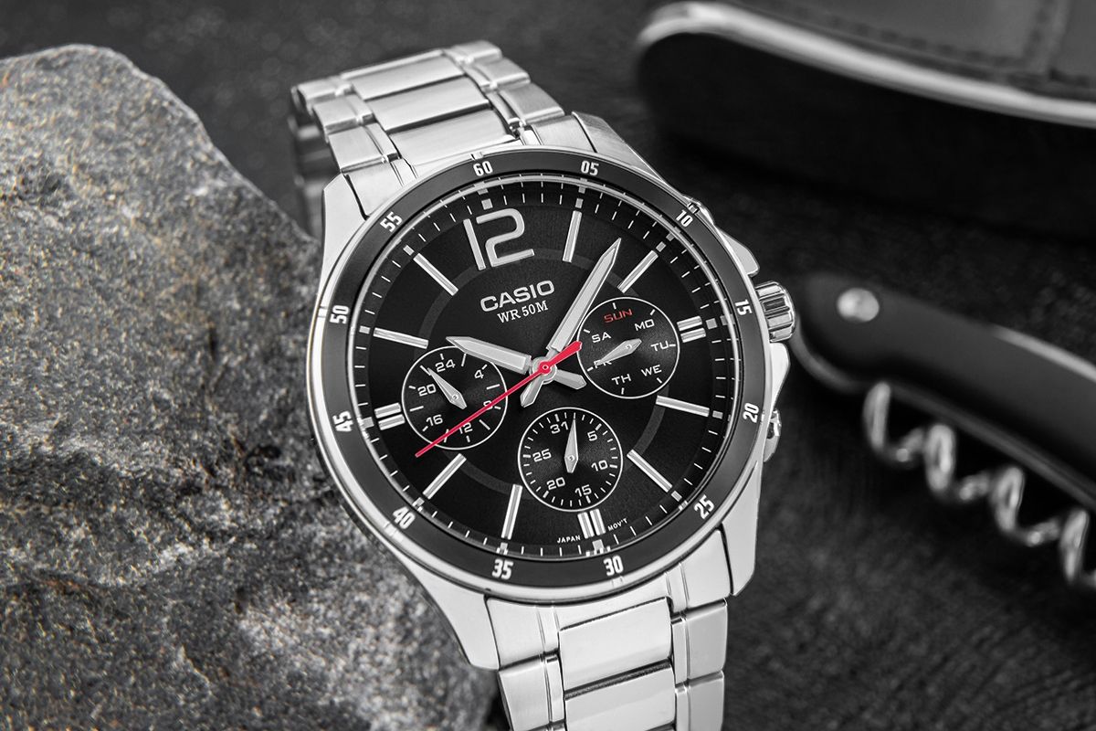 zegarek męski casio mtp-1374d-1avdf + box