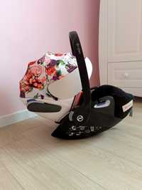 Cybex Cloud T i-Size Fotelik Nosidełko 0-13kg Spring Blossom Light