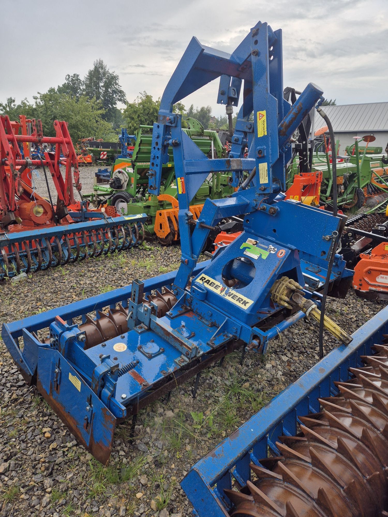 Rabe Werk MKE 2.5m brona wirowa import,  nowe Zęby , Włóka kuhn