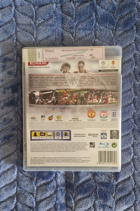 Jogo PES 2010 para PS3