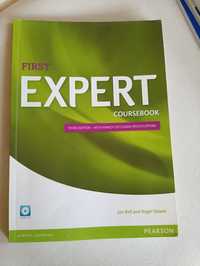 First expert coursebook  książka język angielski