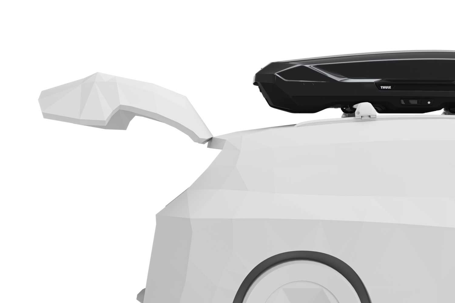 Thule Motion 3 XXL Duży 600 l aerodynamiczny box dachowy Czarny połysk