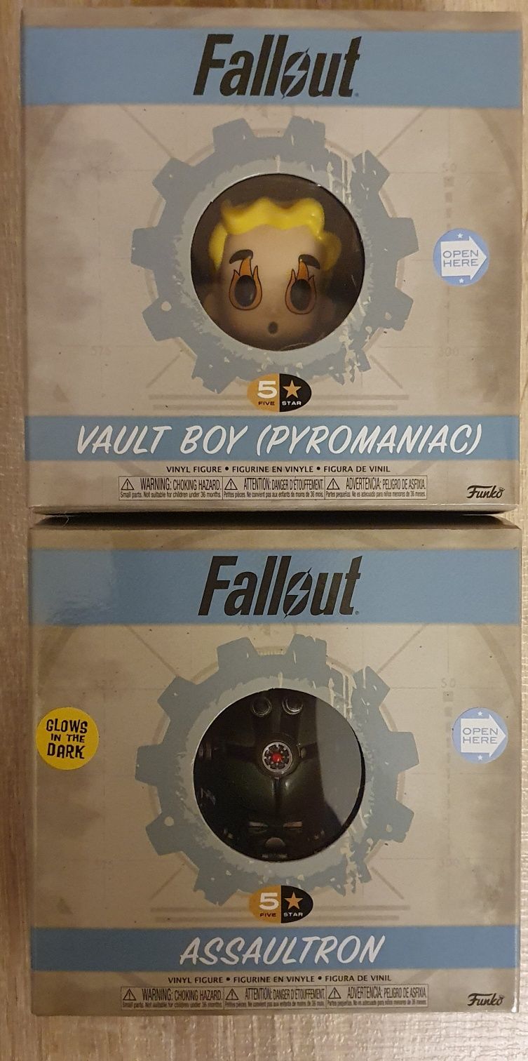 Nowe, oryginalne funko fallout, vault boy, assaultron
