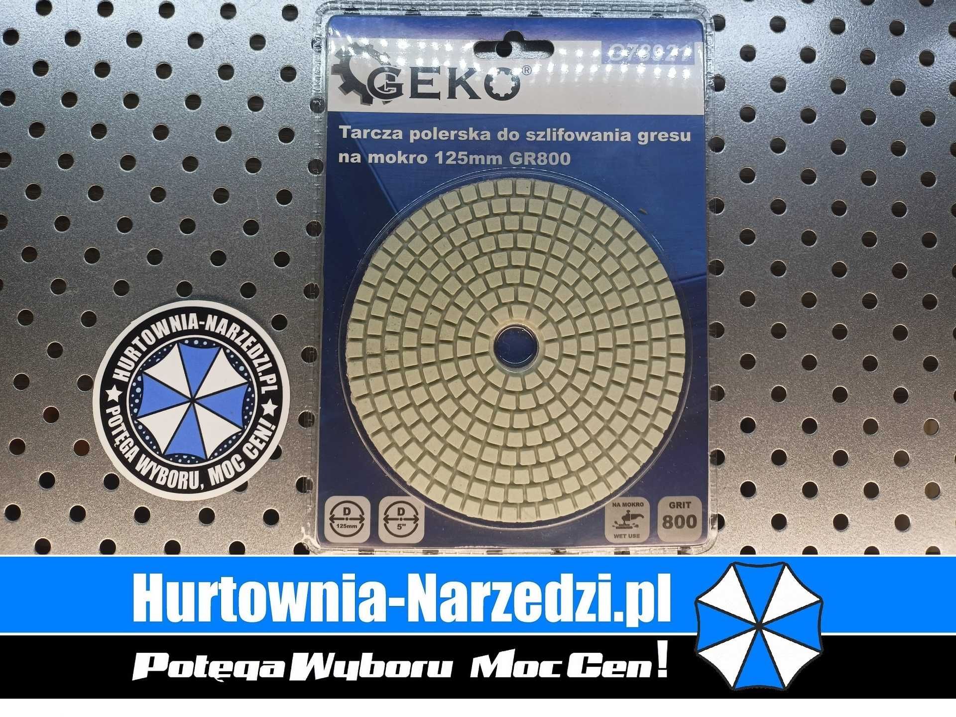 Tarcza polerska do szlifowania gresu na mokro 125 mm GR800 Geko G78921