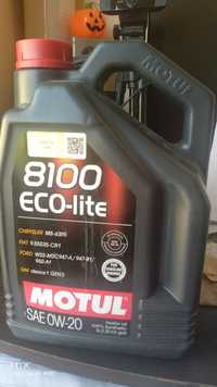 Моторна олива Motul 8100 Eco-lite SAE 0W20 (5L) оригінальна! 2023 рік