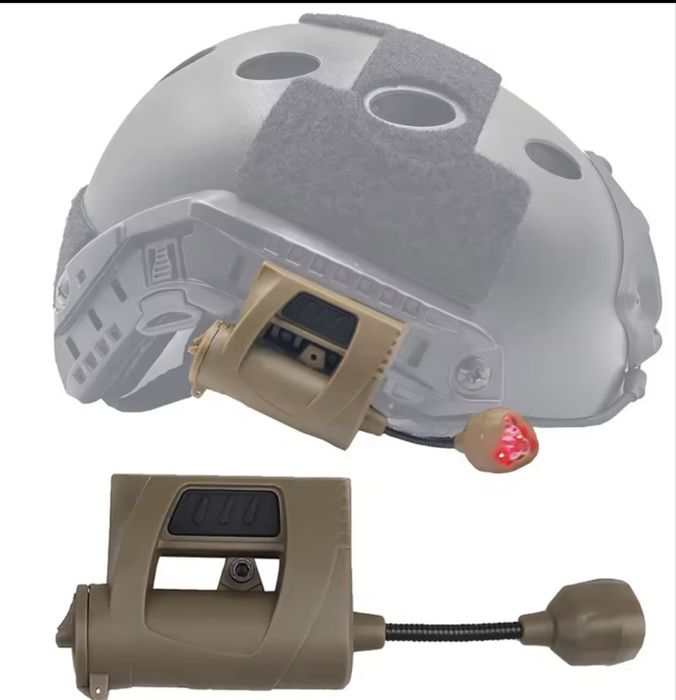 Latarka taktuczna do kasku