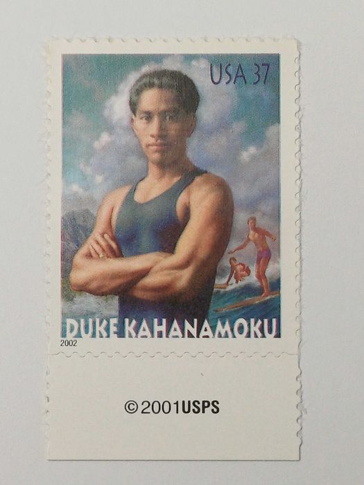 Filatelia - EUA - Duke Kahanamoku, 2002