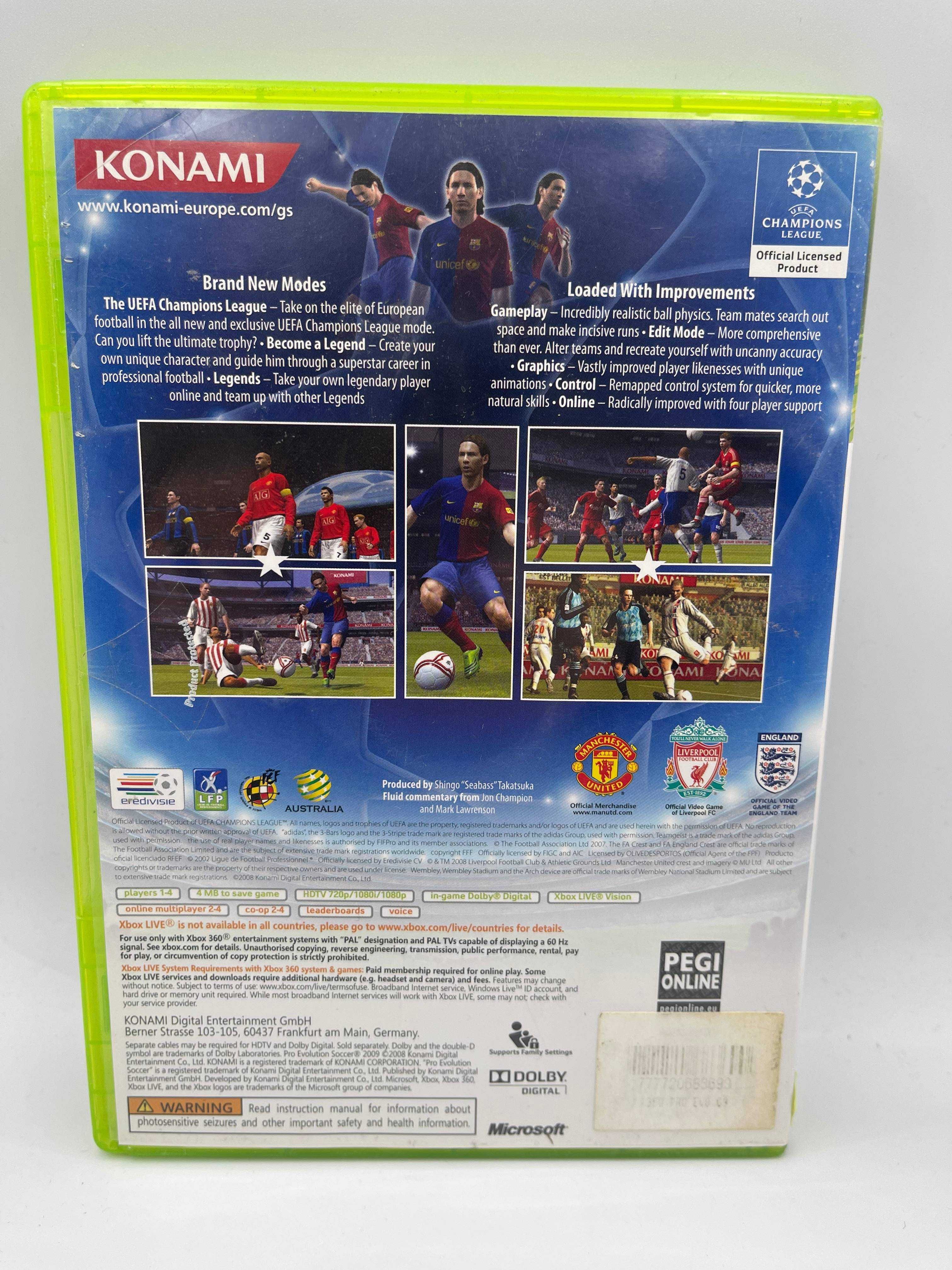 Pro Evolution Soccer 2009 Xbox 360