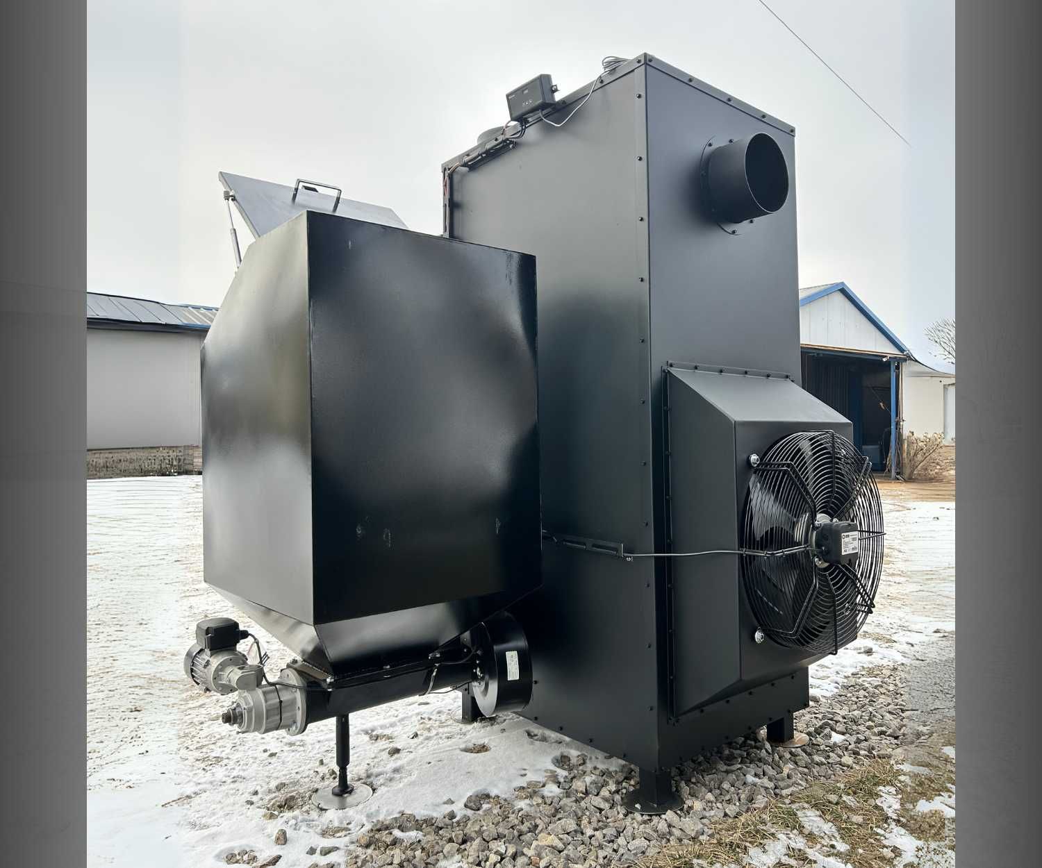 piec do ogrzewania rozsad, do tunelu, szklarni 100kW