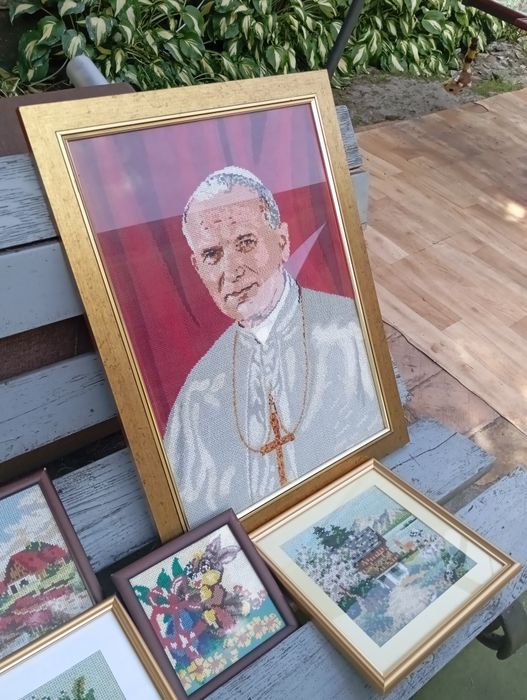 Obrazy wyszywane ręcznie  haft krzyżykowy