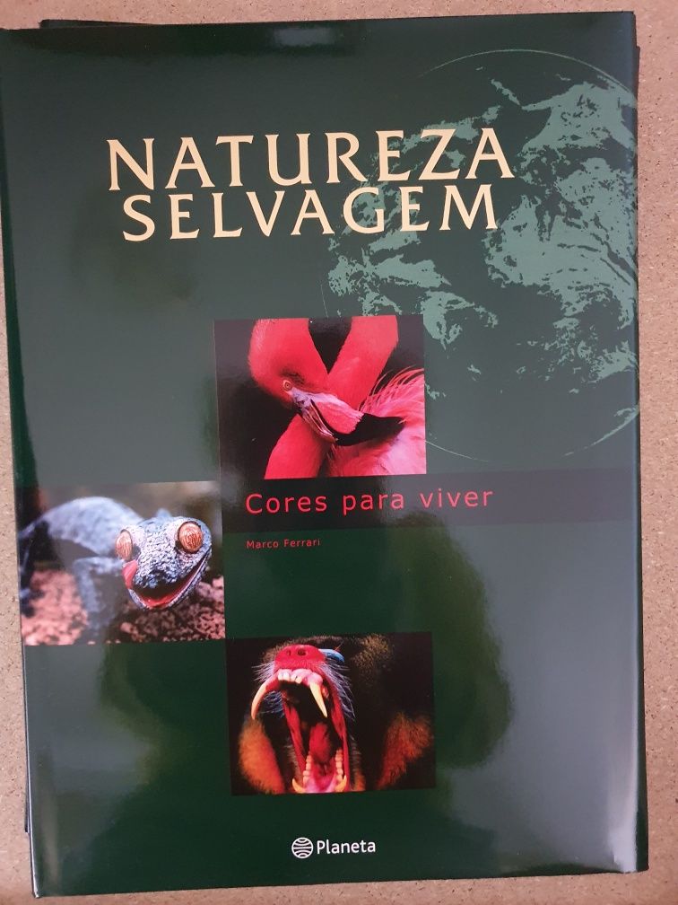 6 livros Enciclopedia "natureza selvagem"