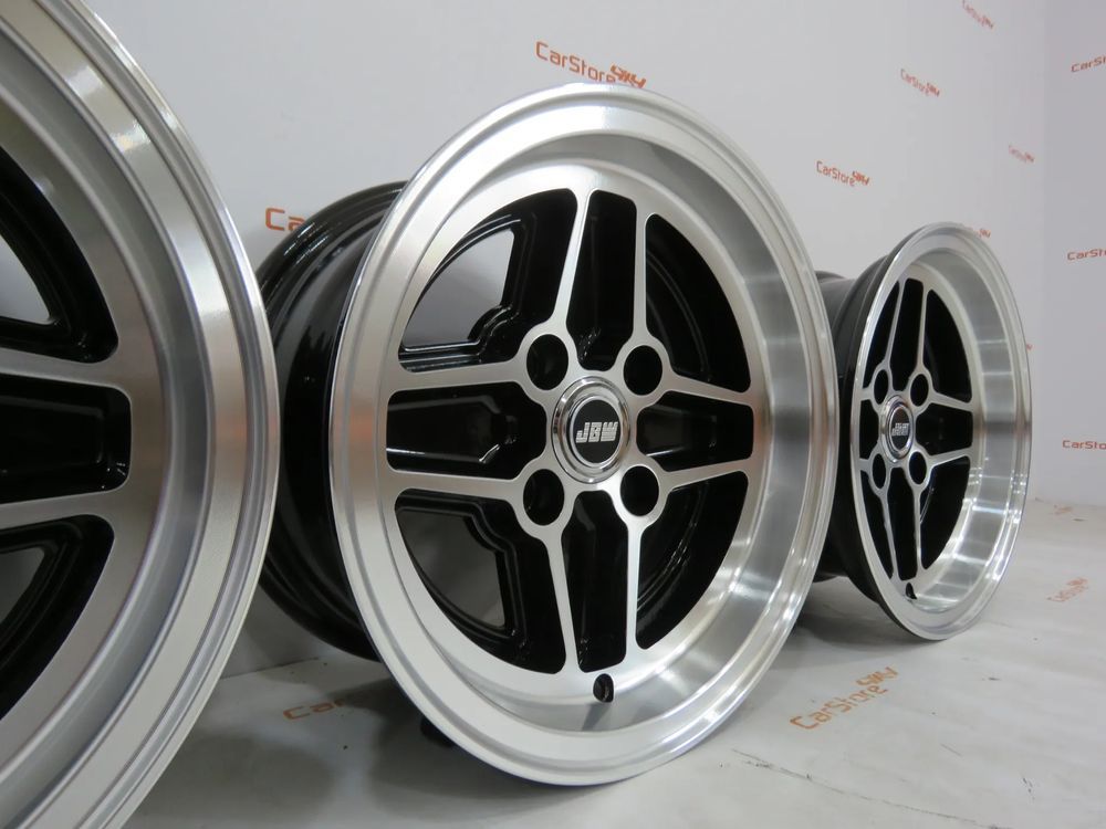 Jantes JBW RS4 Ford 13'' 7j  et 6 4x108 Pretas