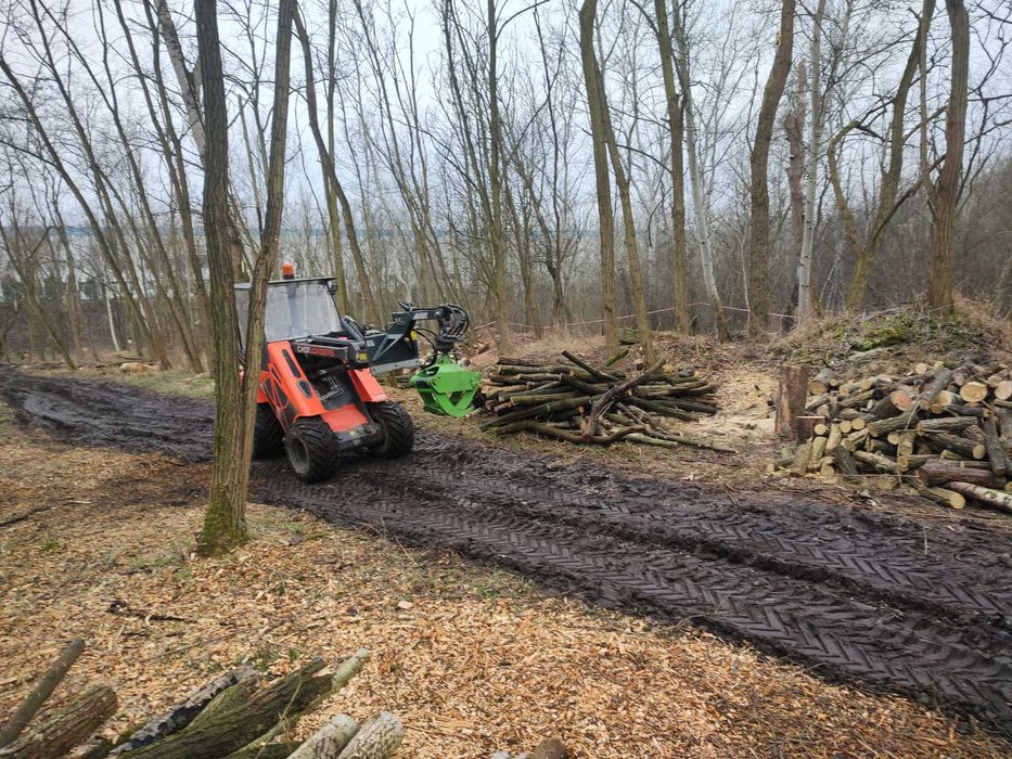 Wycinki drzew wywóz gałęzi karczowanie rębak wywóz korzeni drwal