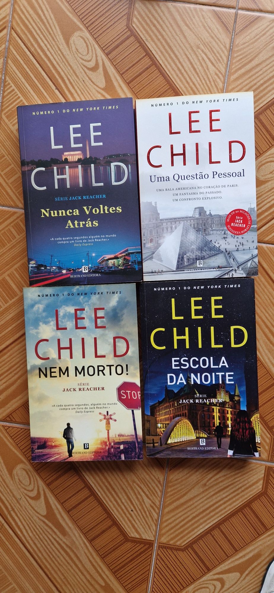 Lote 4 livros Lee Child