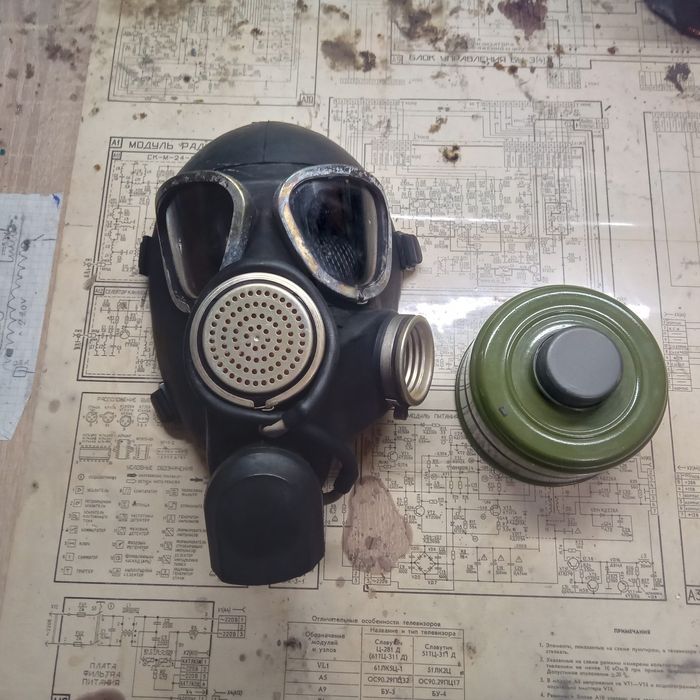 Противогаз пмк-1 1размер с фильтром