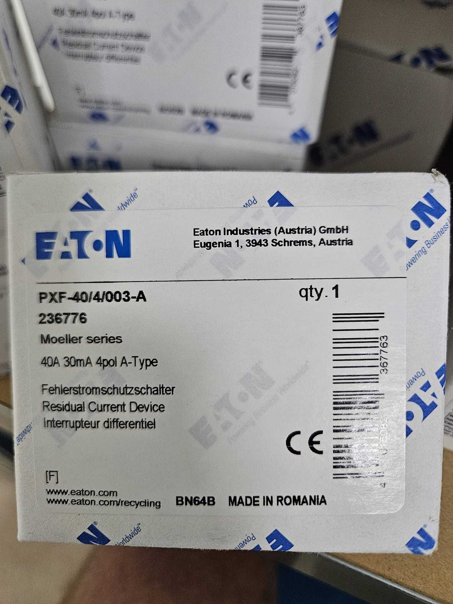 EATON   236776 PXF-40/4/003-A FI-Schalter 40A 4p 30mA Typ A  6 szt