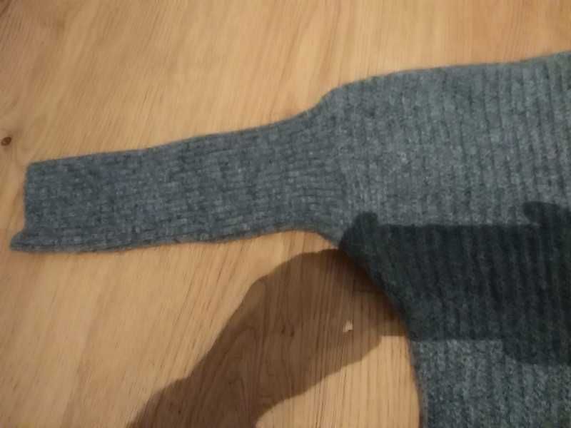 Sweter oversize Olimpia 42/44 XL/XXL sukienka szary moher