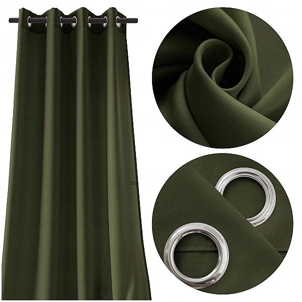 Zasłona na Przelotkach Gotowa Dekoracyjna Jednolita 140x250 Leoni