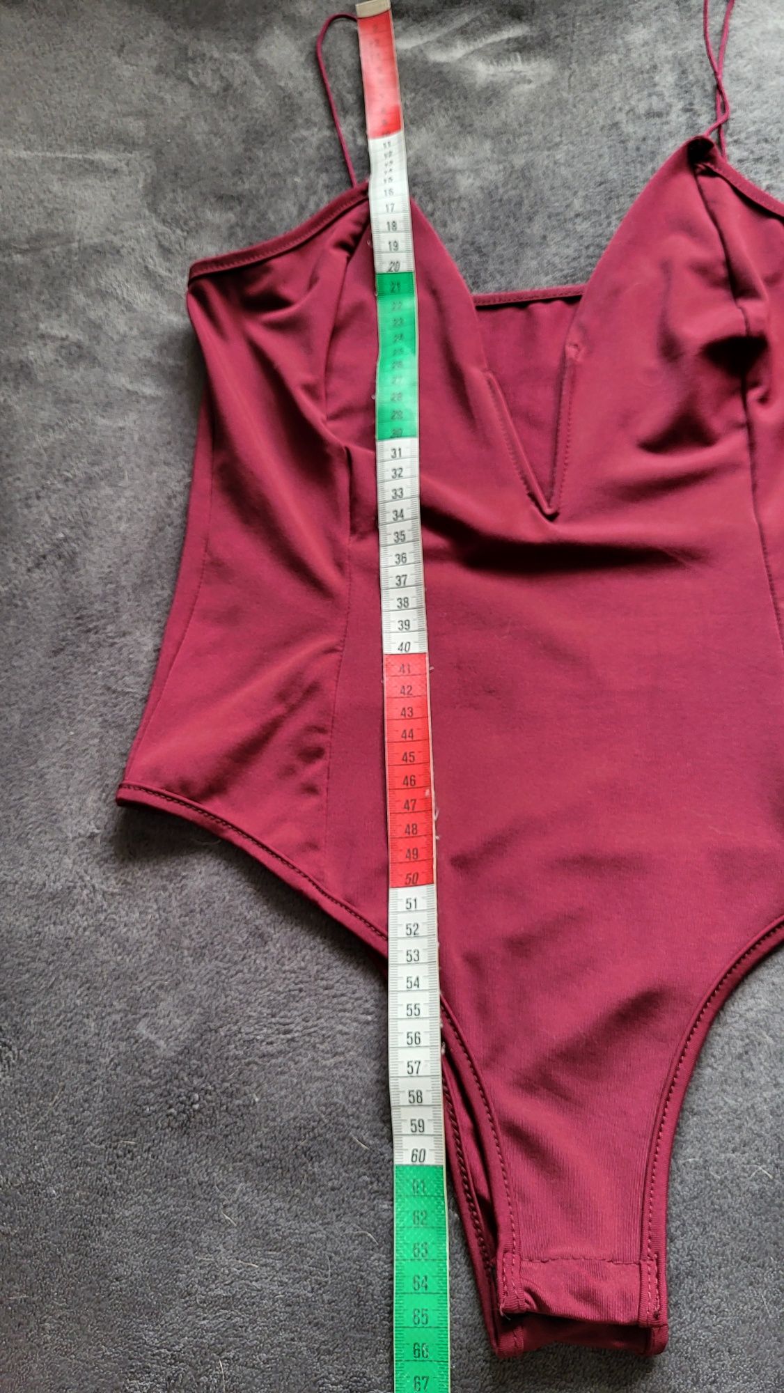 Burgundowe body rozmiar s