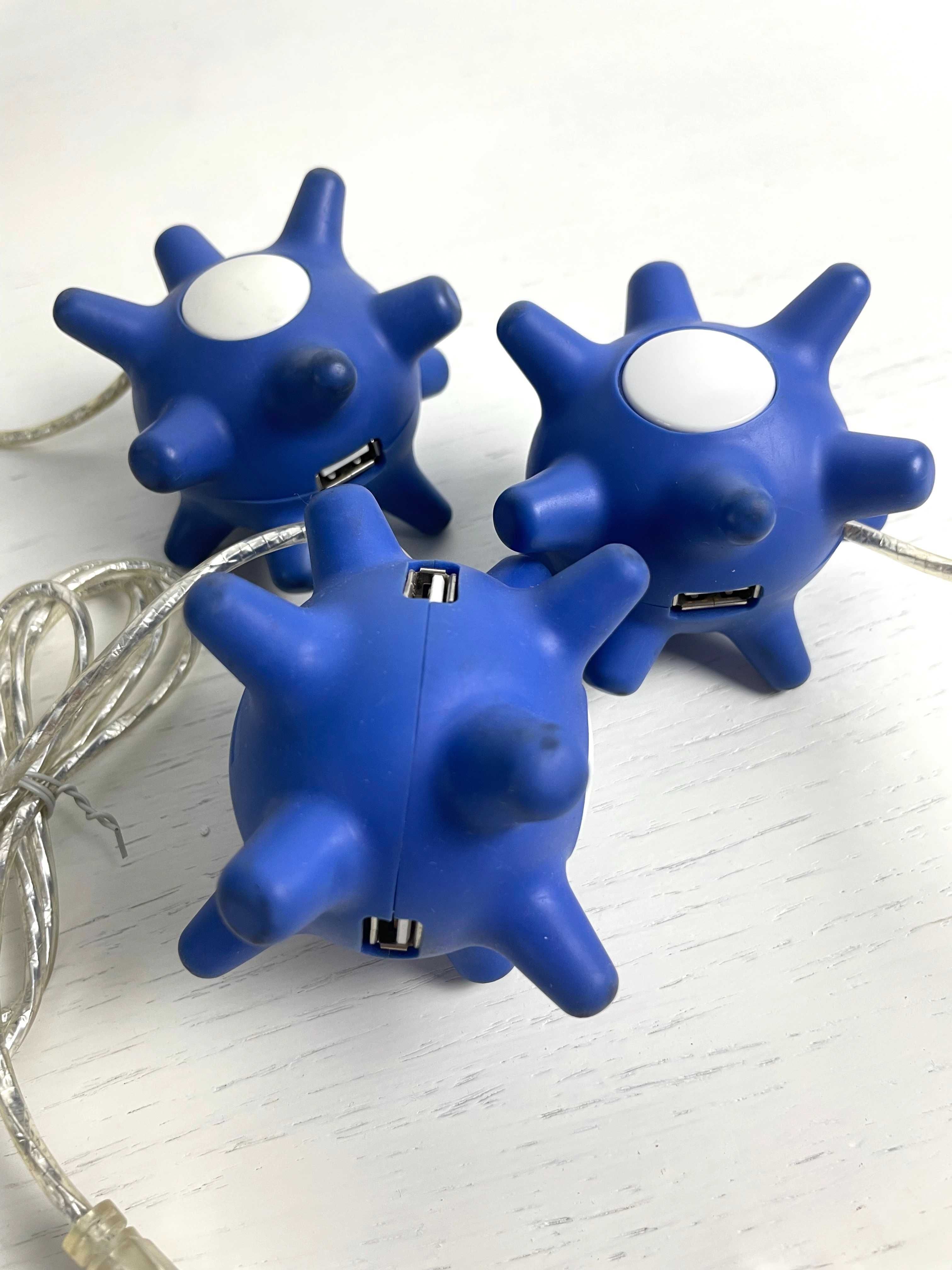 3 x Stylowy rozdzielacz USB hub USB 3 porty (2.0)