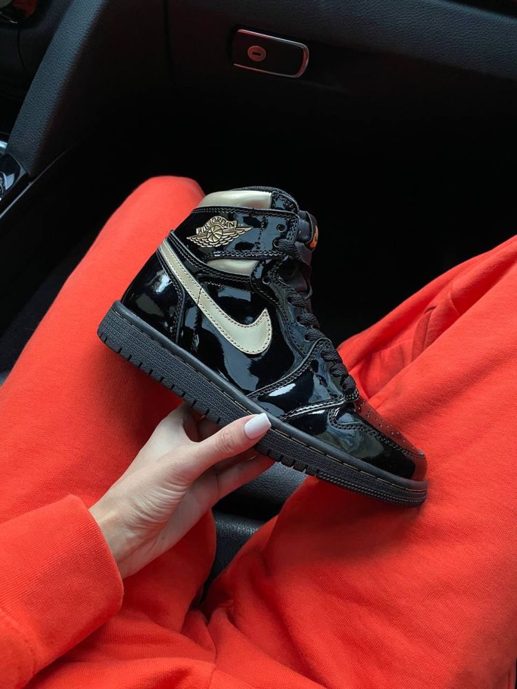 Buty Nike Air Jordan 1 Retro High Black Metallic 36-40 damskie trampki