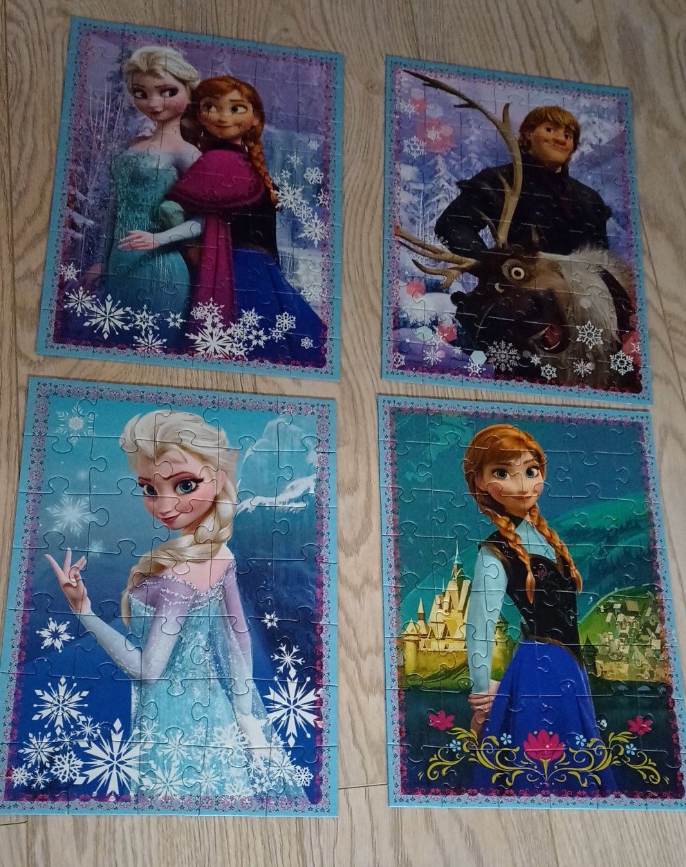 Puzzle Kraina Lodu II 4w1