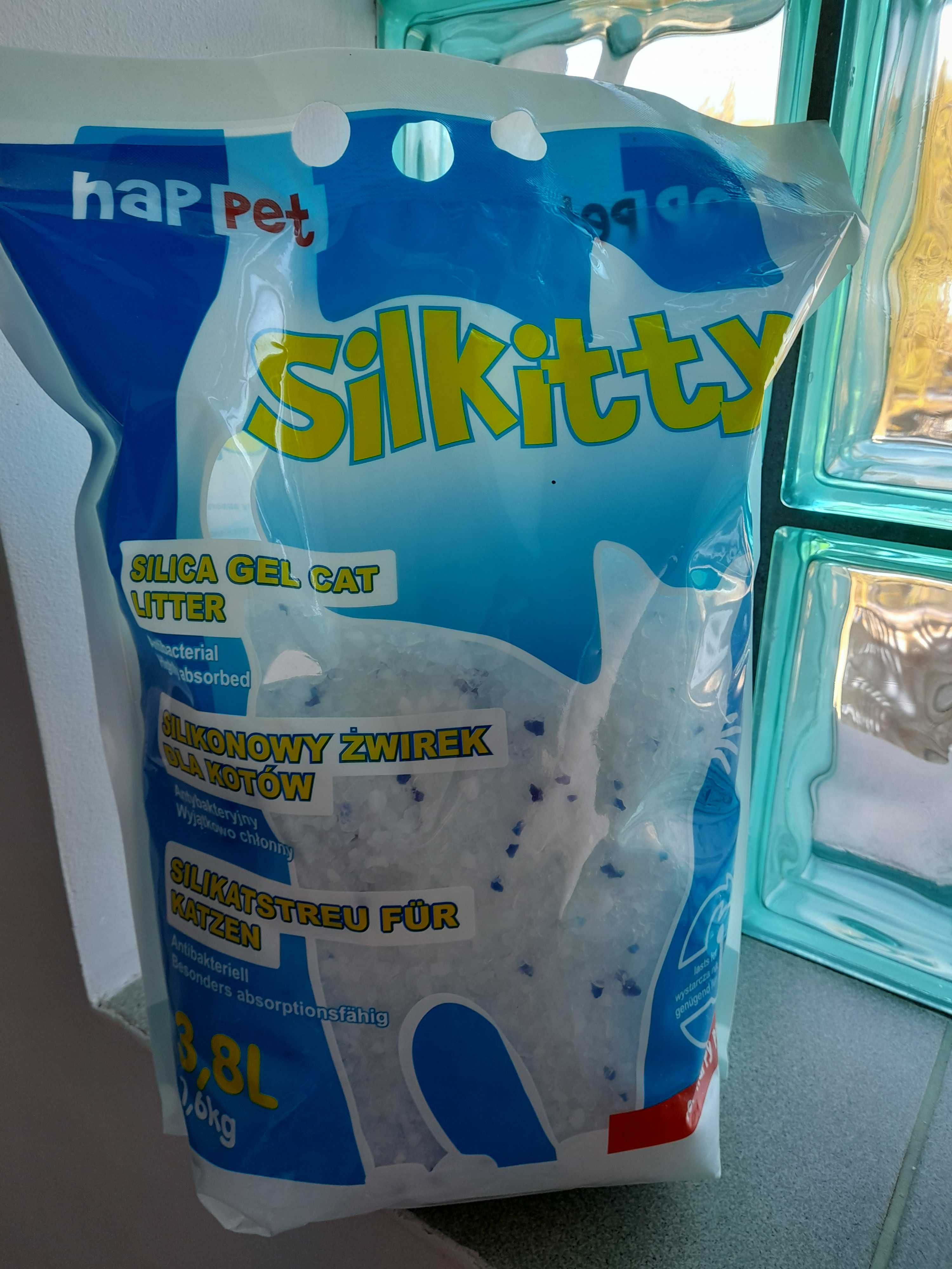 żwirek do kuwety dla kotów silikonowy