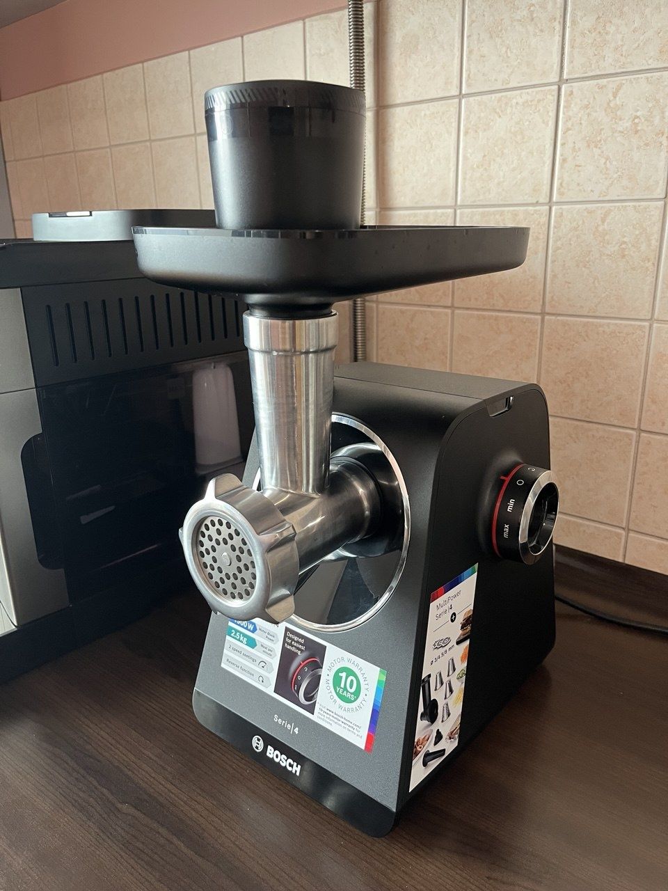 М'ясорубка Bosch MFWS440B нова 2 роки офіційної гарантії
