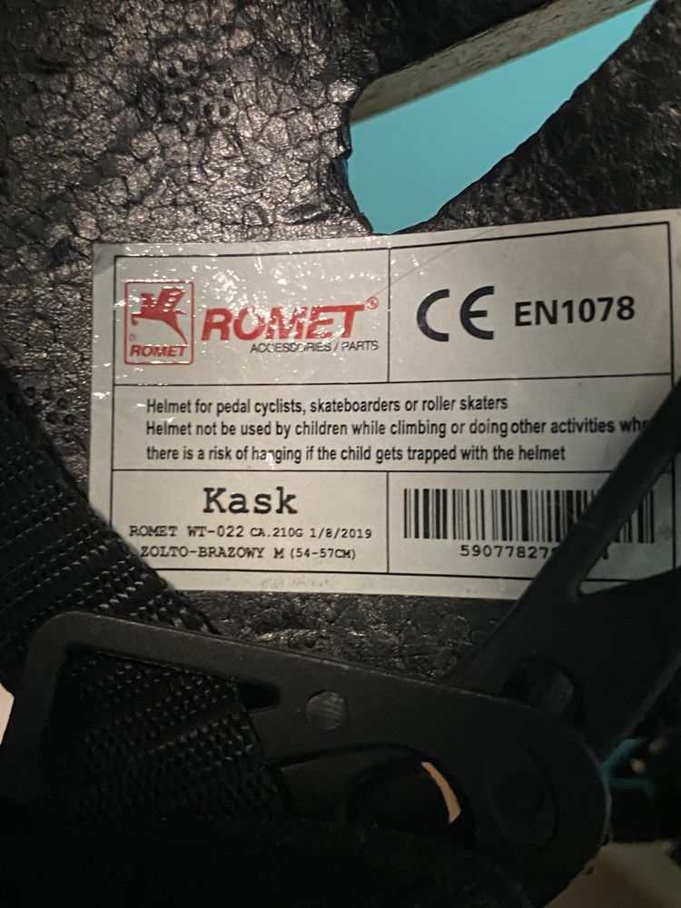Kask rowerowy romet 54-57 dla chłopca