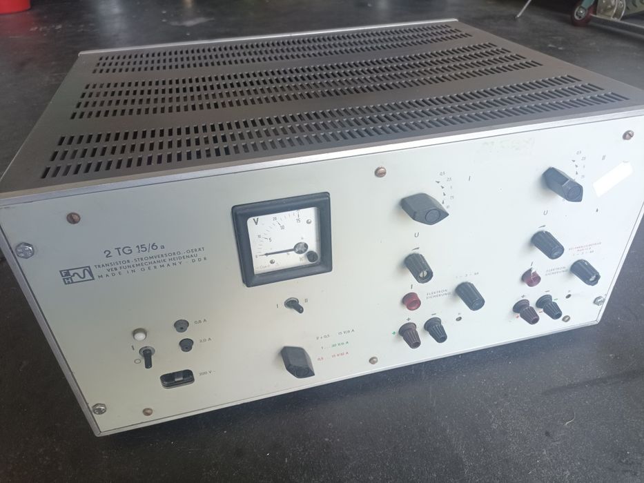 Zasilacz laboratoryjny , 2TG 15/6 Heidenau