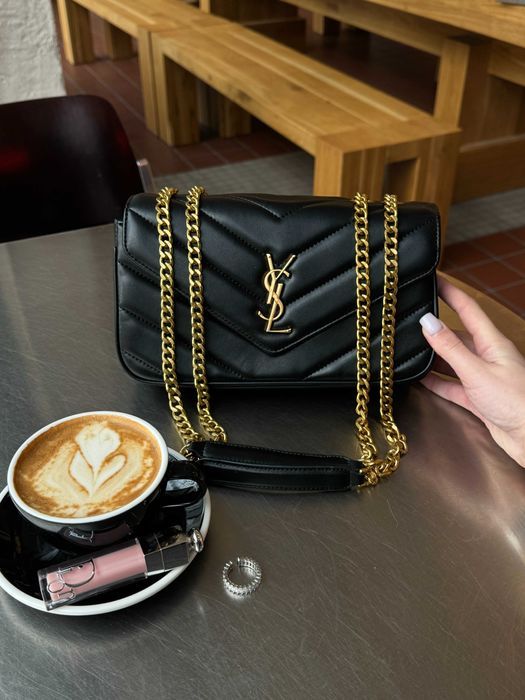 Жіноча Сумка Saint Laurent LouLou Small in Matelassé Lambskin