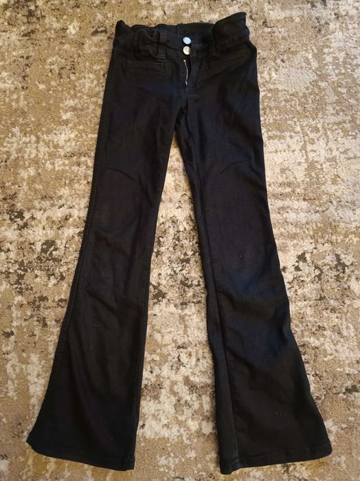 Spodnie dziewczęce bootcut, rozszerzone 140 H&M