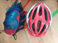Kask i ochraniacze, pufy, plecaki