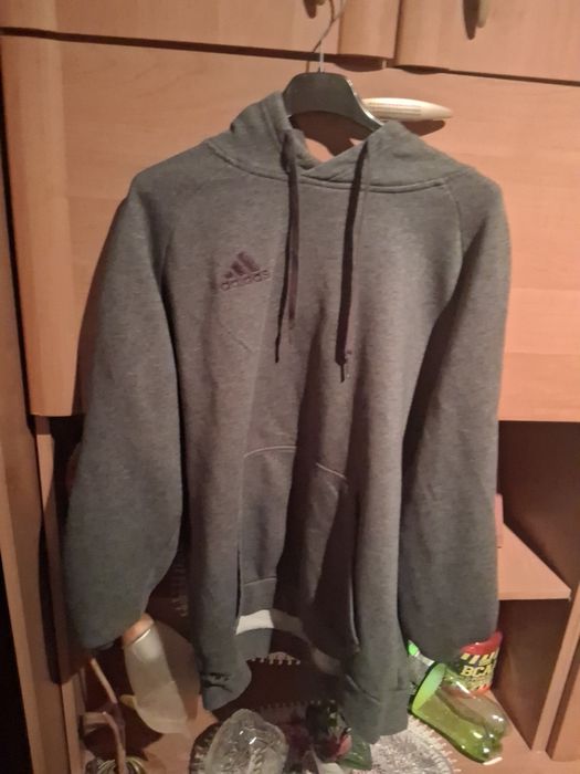 Adidas Bluza Męska Core z kapturem Ocieplana M