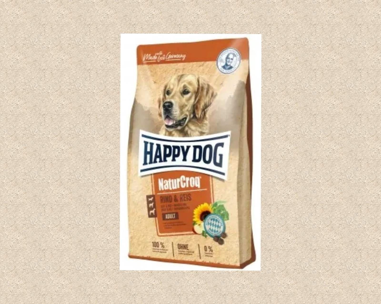 Сухой корм для собак Happy Dog NaturCroq Rind&Reis Вес 15кг