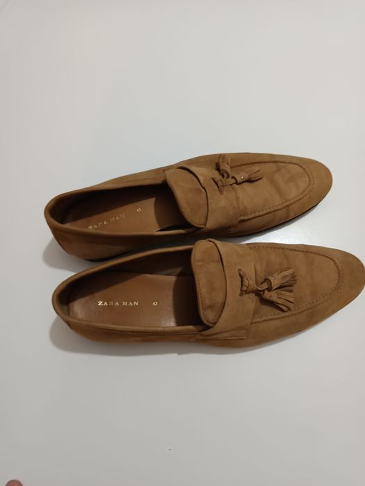 Sapatos clássicos camurça homem