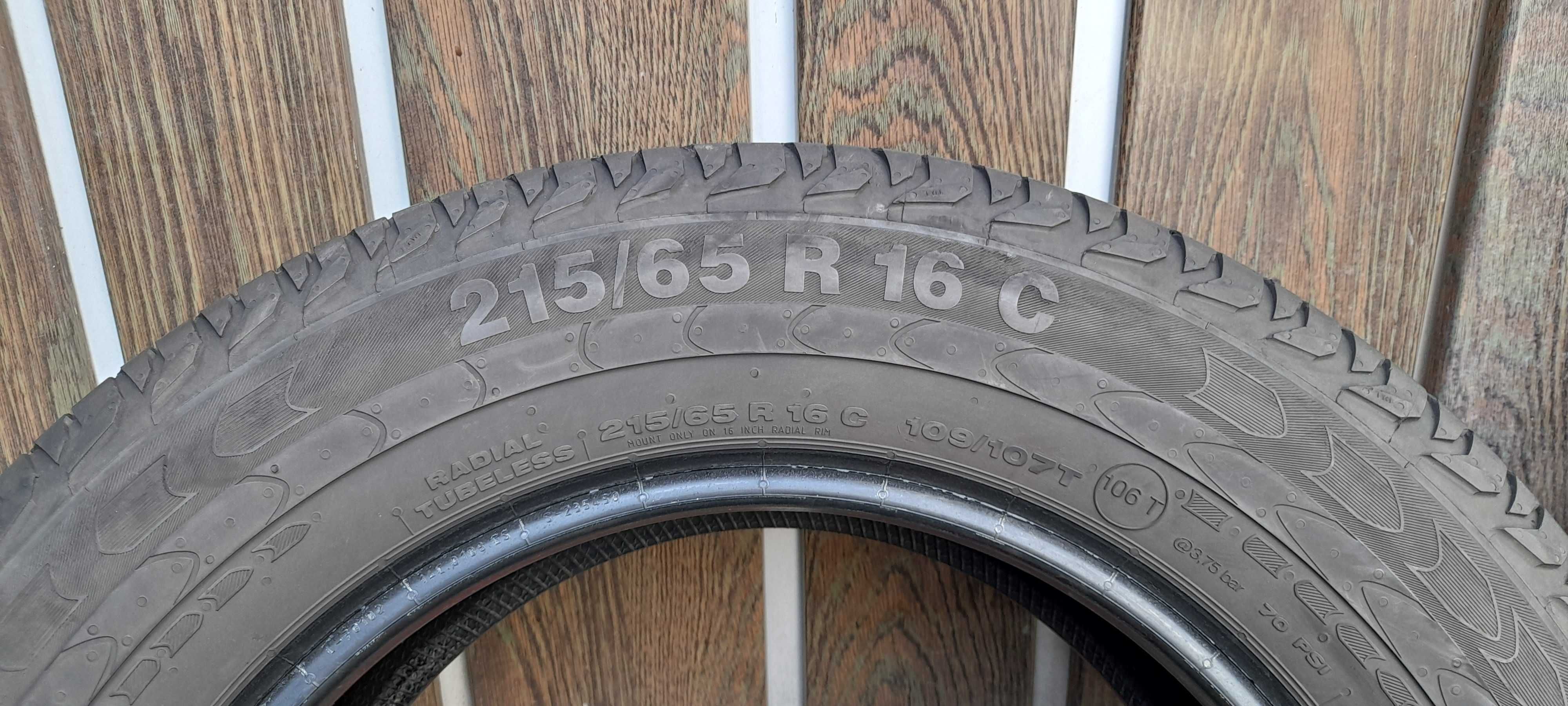 Opony letnie Continental  215/65 R16C   109/107T